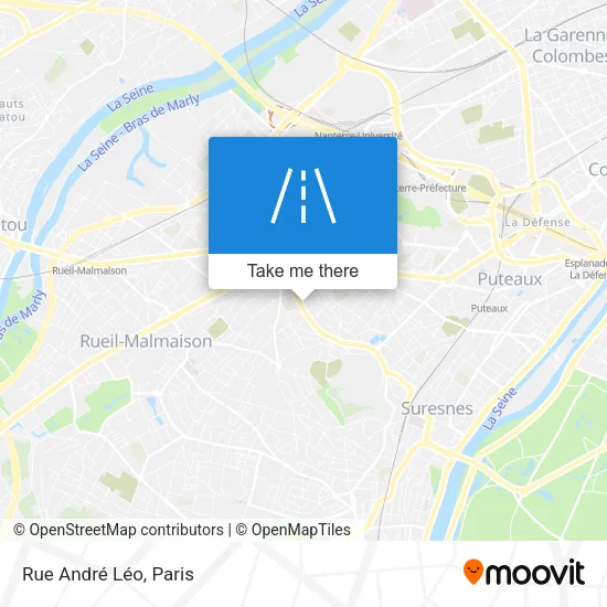 Rue André Léo map