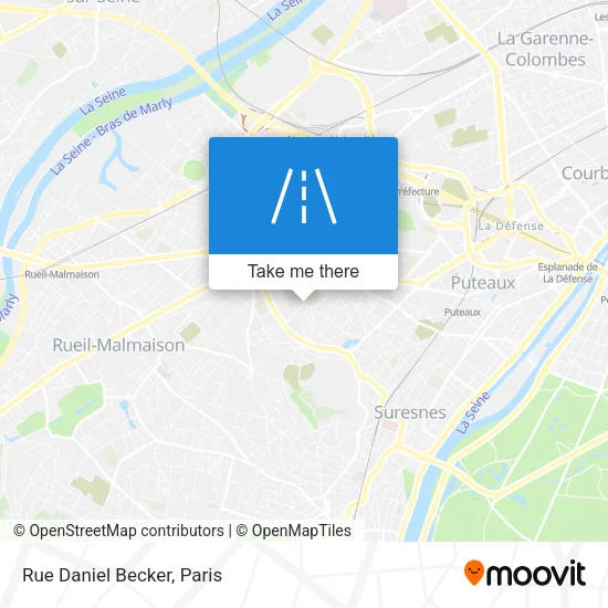 Rue Daniel Becker map