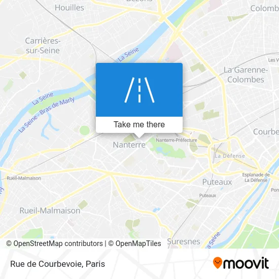 Rue de Courbevoie map
