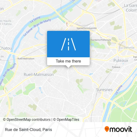 Rue de Saint-Cloud map