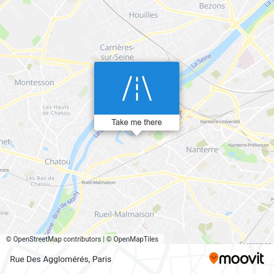 Rue Des Agglomérés map