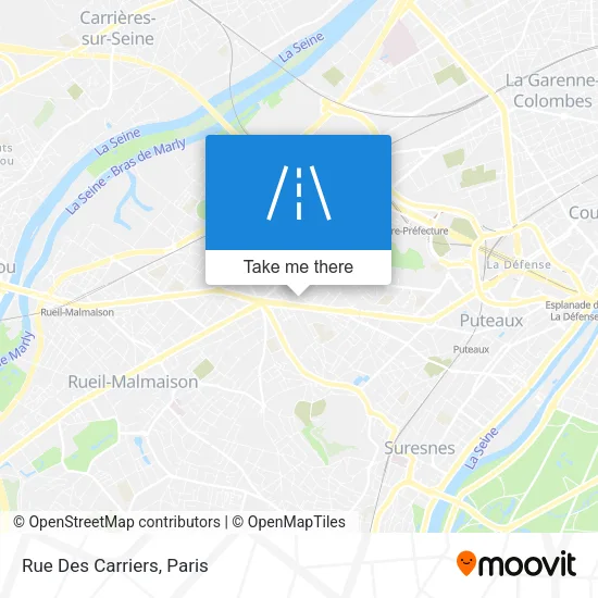 Rue Des Carriers map