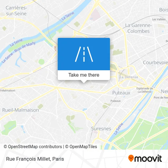 Rue François Millet map