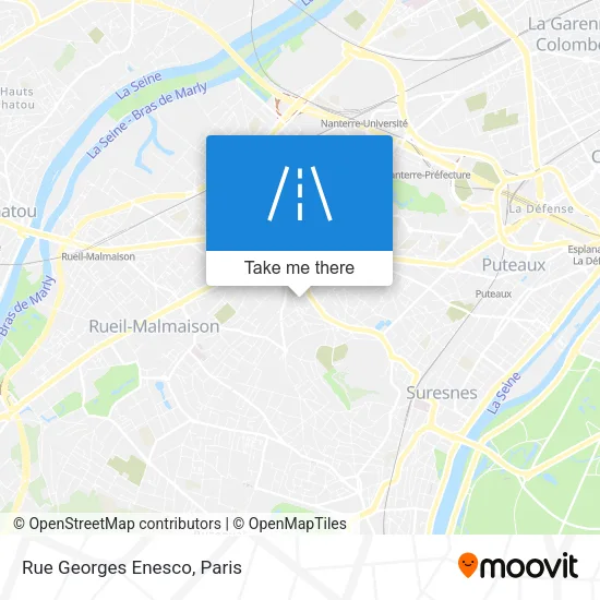 Rue Georges Enesco map