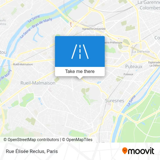 Rue Élisée Reclus map