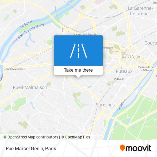 Rue Marcel Génin map
