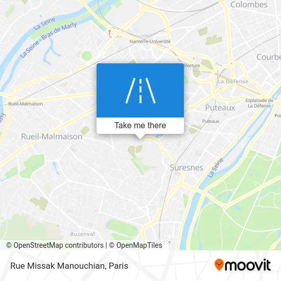 Rue Missak Manouchian map