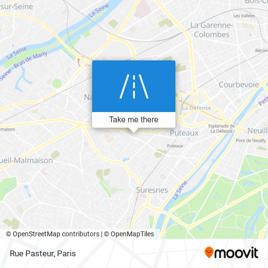 Mapa Rue Pasteur