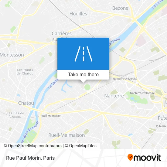 Rue Paul Morin map