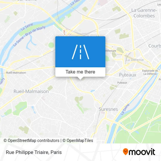 Rue Philippe Triaire map