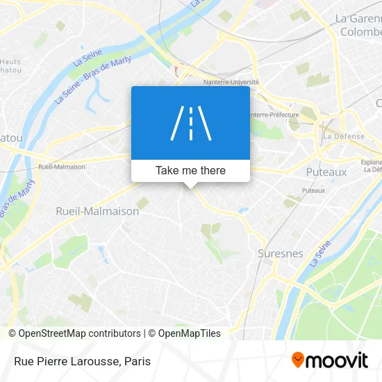 Rue Pierre Larousse map