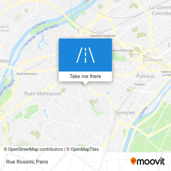Rue Rossini map