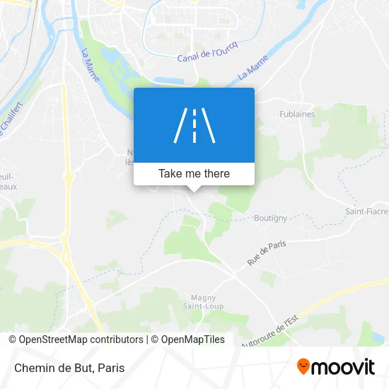 Chemin de But map