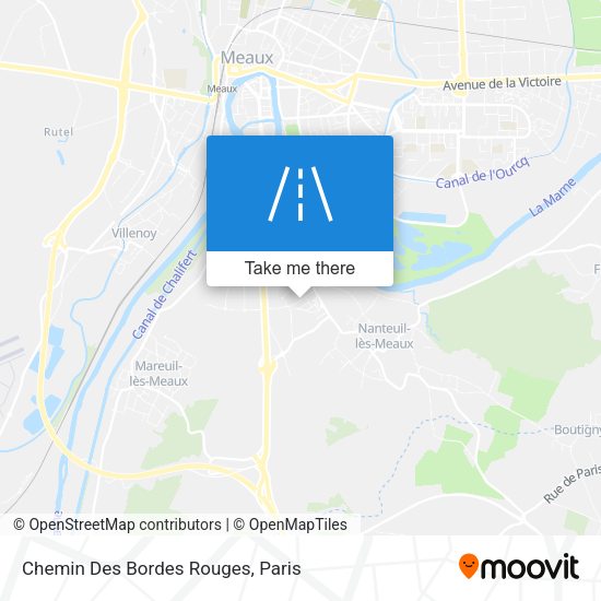 Chemin Des Bordes Rouges map