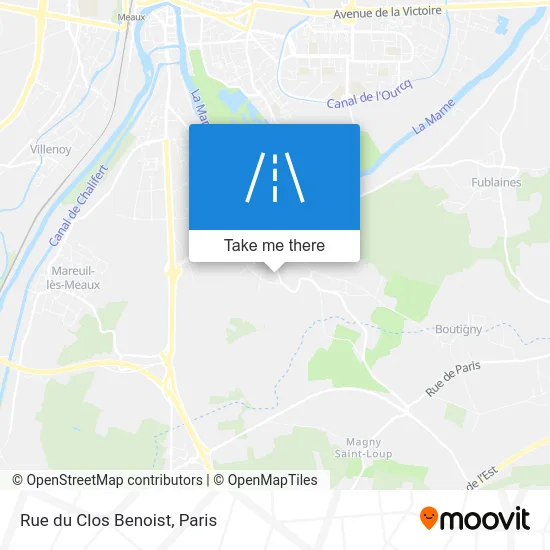 Rue du Clos Benoist map