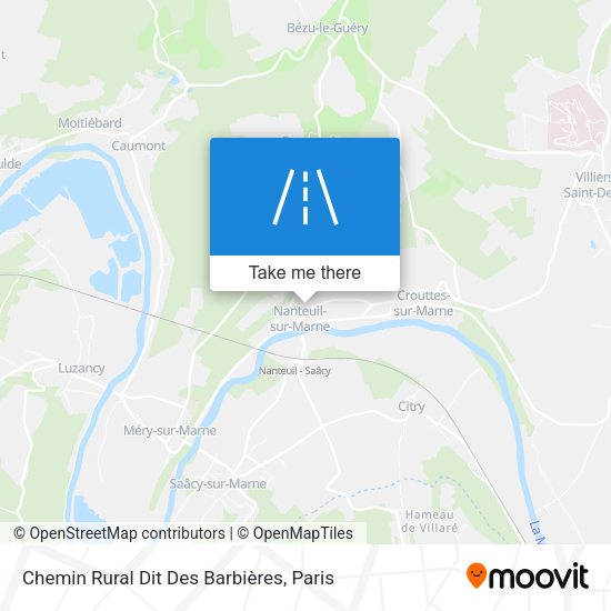 Chemin Rural Dit Des Barbières map
