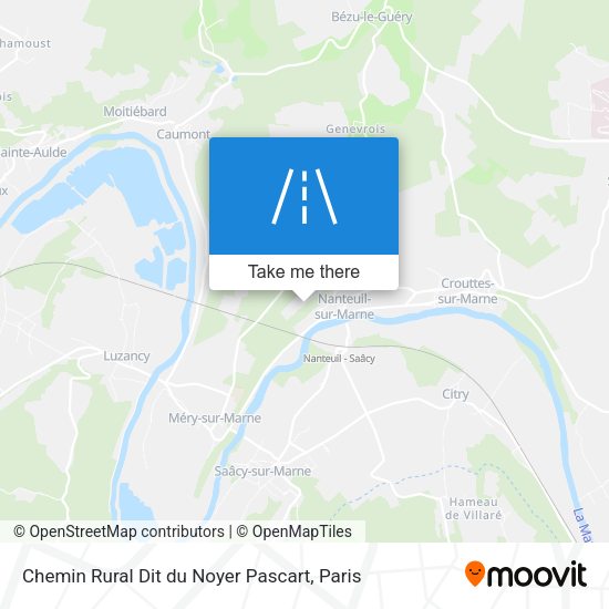 Chemin Rural Dit du Noyer Pascart map
