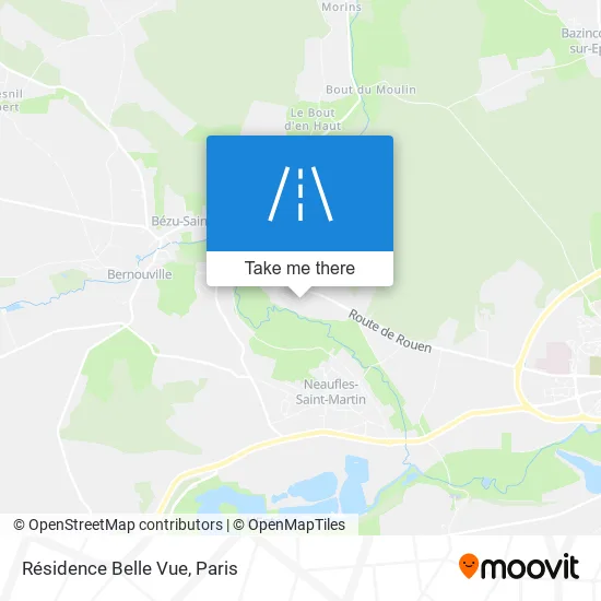 Résidence Belle Vue map