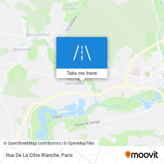 Rue De La Côte Blanche map