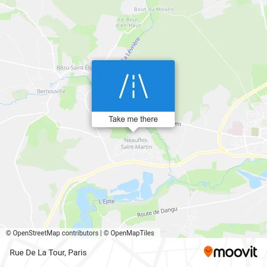 Rue De La Tour map