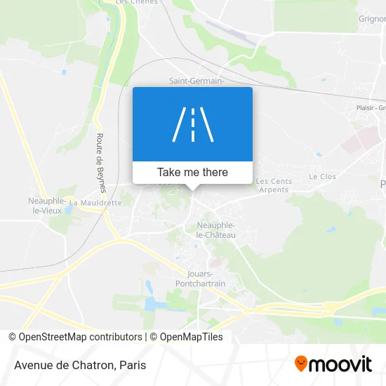 Avenue de Chatron map