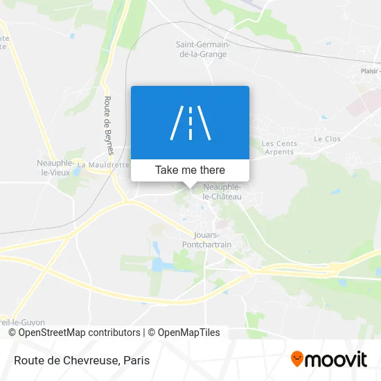 Route de Chevreuse map
