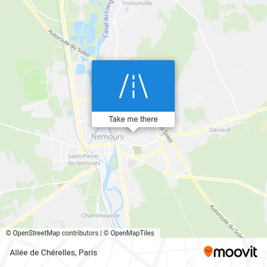 Allée de Chérelles map