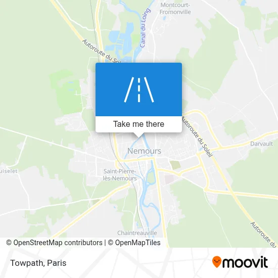 Chemin de Halage map