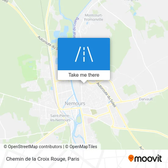 Chemin de la Croix Rouge map
