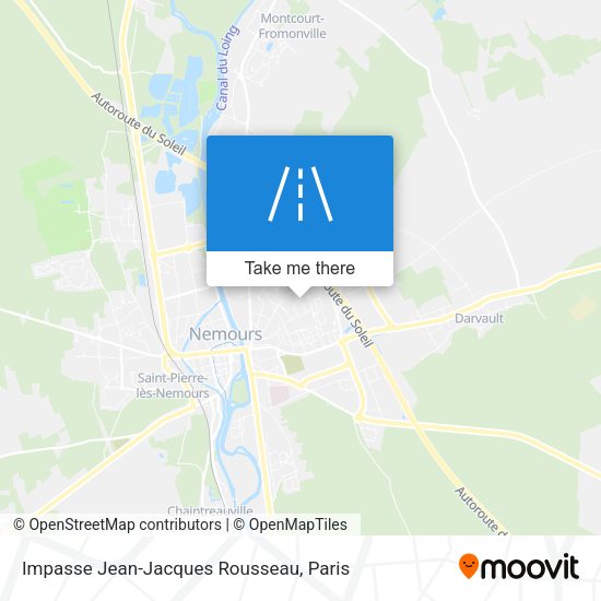 Impasse Jean-Jacques Rousseau map