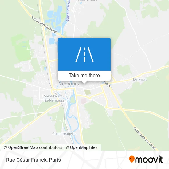 Rue César Franck map