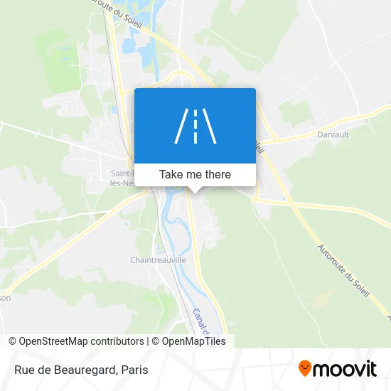 Rue de Beauregard map