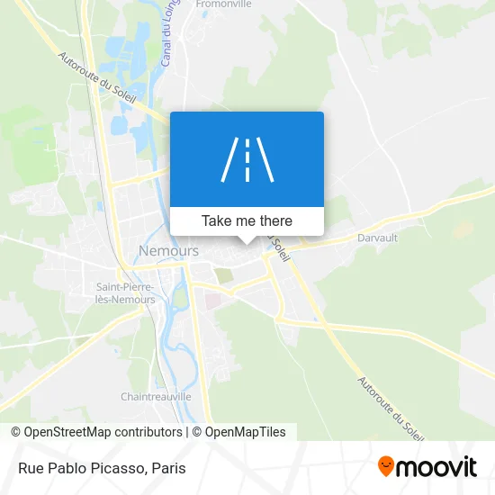 Rue Pablo Picasso map