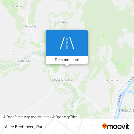 Allée Beethoven map