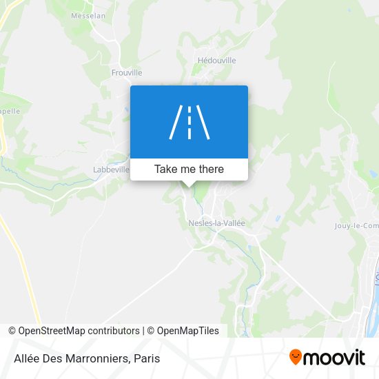 Allée Des Marronniers map