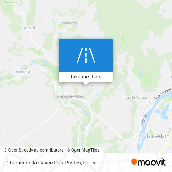 Chemin de la Cavée Des Postes map