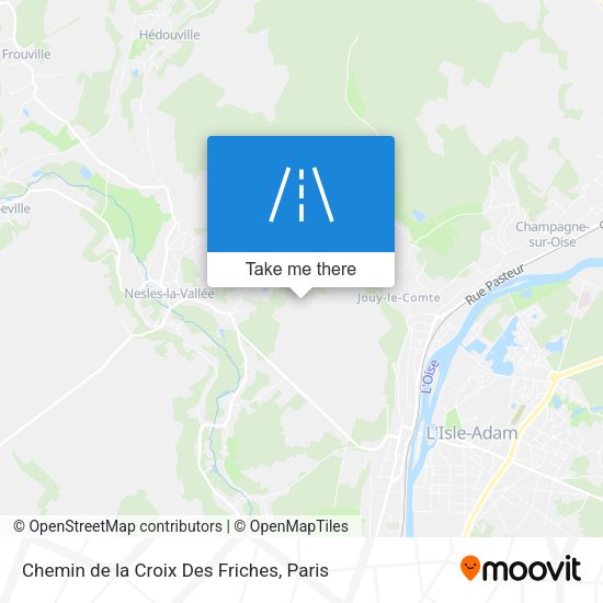 Chemin de la Croix Des Friches map