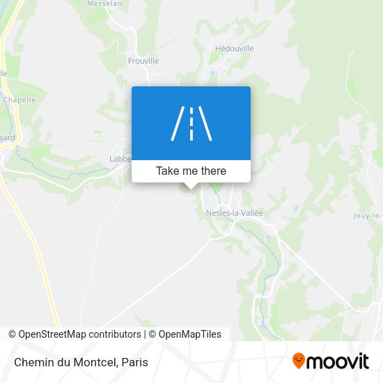 Chemin du Montcel map