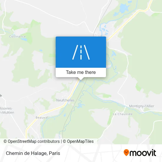 Chemin de Halage map