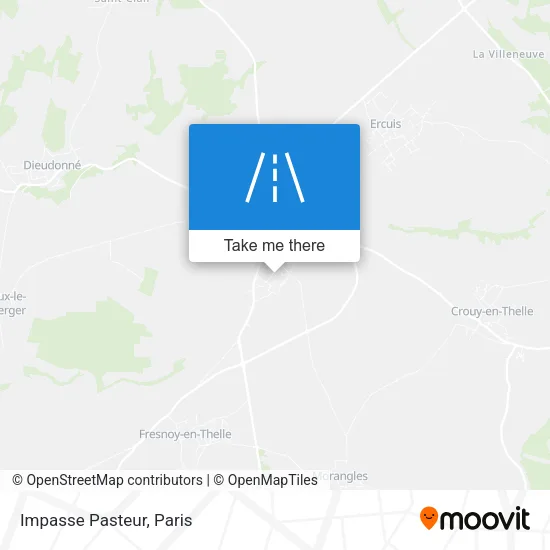 Impasse Pasteur map