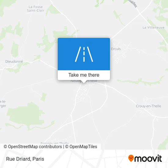 Rue Driard map