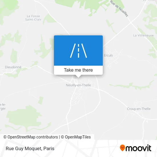 Mapa Rue Guy Moquet