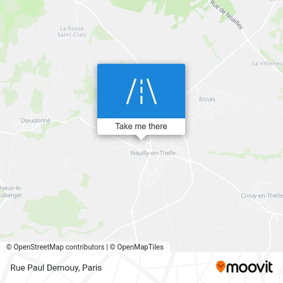 Mapa Rue Paul Demouy