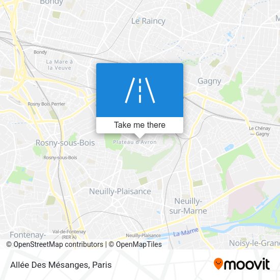 Allée Des Mésanges map
