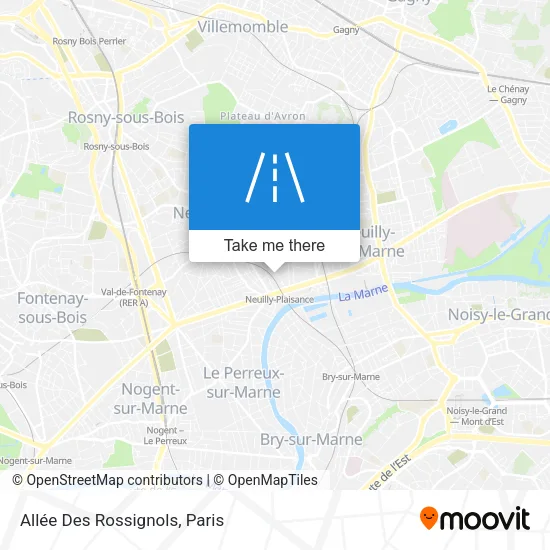 Allée Des Rossignols map