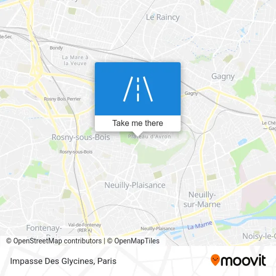 Impasse Des Glycines map