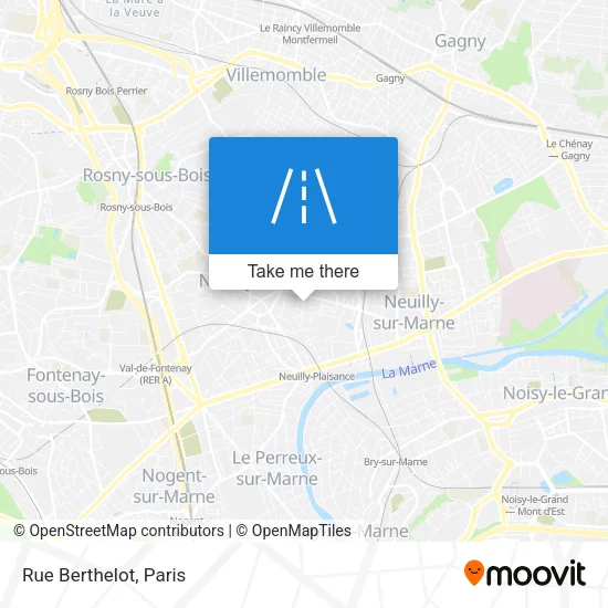 Rue Berthelot map
