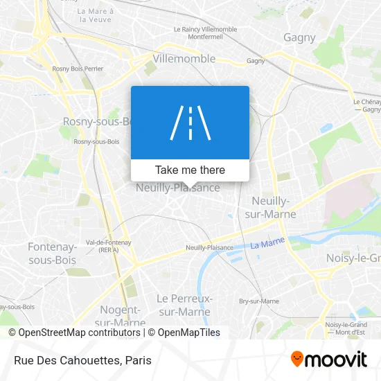 Rue Des Cahouettes map