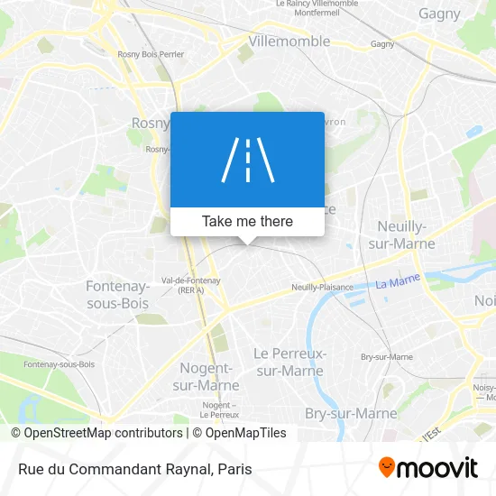 Rue du Commandant Raynal map