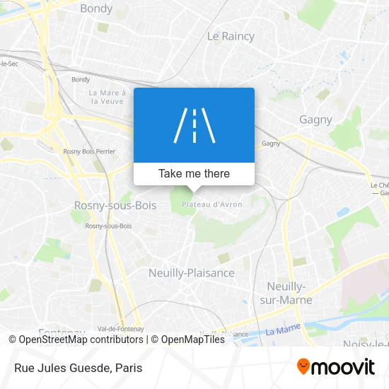 Rue Jules Guesde map